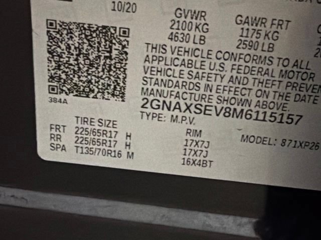 Used 2021 Chevrolet Equinox LS w/ LS Convenience Package AWD/4WD image 24