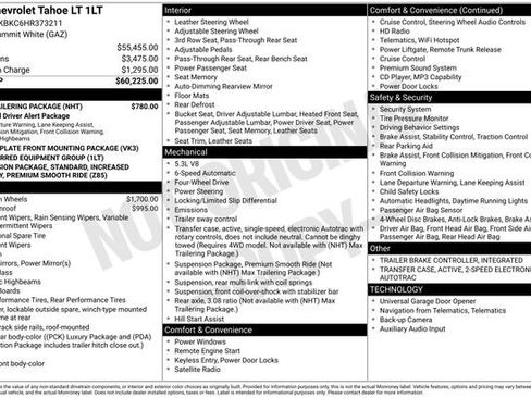 Used 2017 Chevrolet Tahoe LT w/ Max Trailering Package image 2