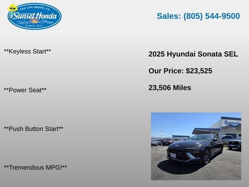 Used 2025 Hyundai Sonata SEL FWD image 14