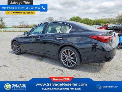 Used 2019 INFINITI Q50 Red Sport 400 w/ Cargo Package (L96) image 3