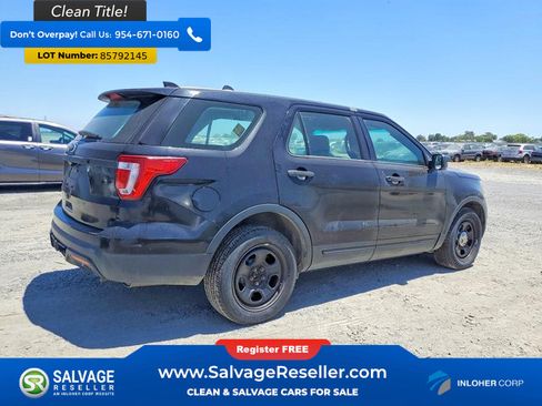 Used 2017 Ford Explorer 4WD Police Interceptor w/ 2-tone Vinyl Package #3 image 4