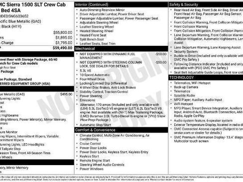 Used 2022 GMC Sierra 1500 SLT AWD/4WD image 33