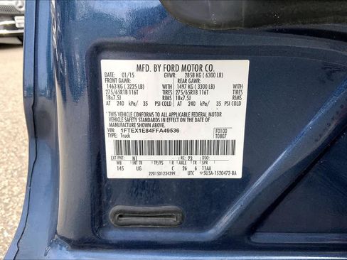 Used 2015 Ford F150 XLT w/ Equipment Group 302A Luxury AWD/4WD image 37