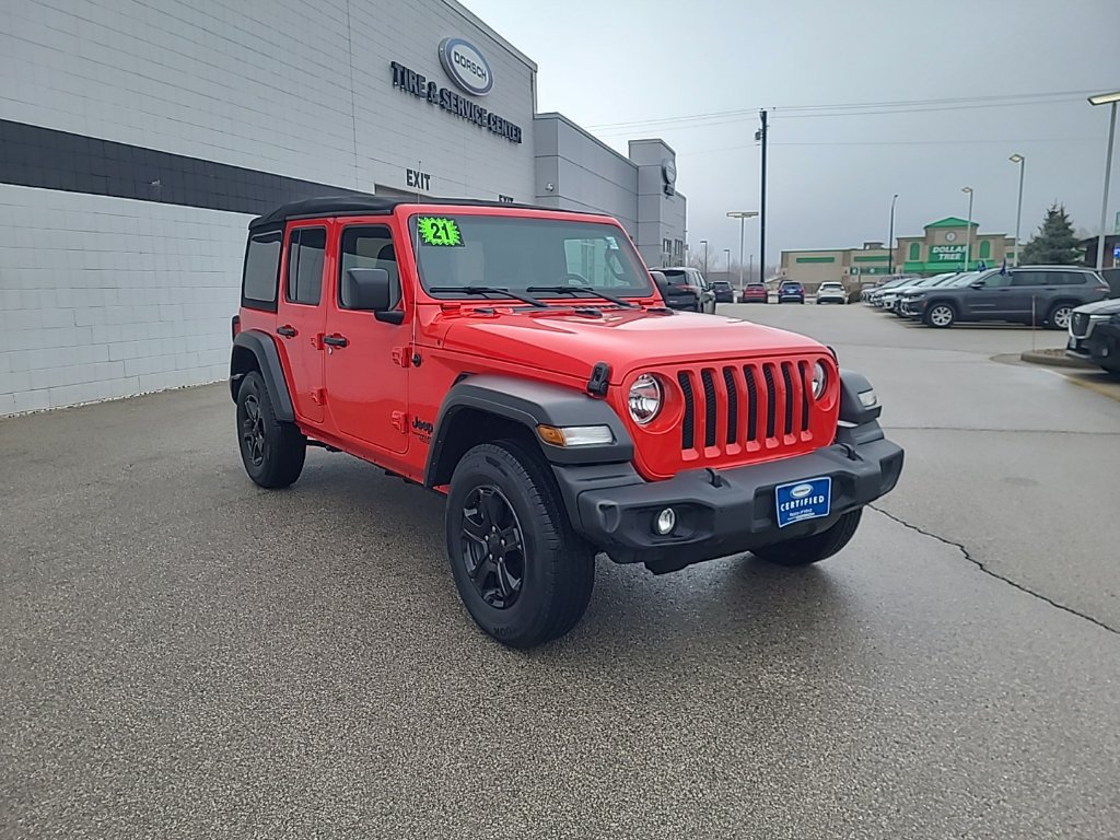 Used 2021 Jeep Wrangler Unlimited Sport AWD/4WD image 7