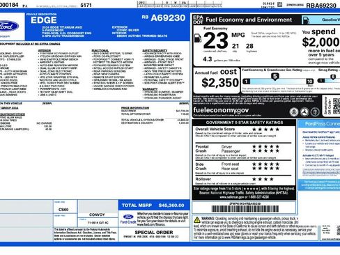 Used 2024 Ford Edge Titanium image 2