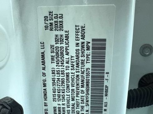 Used 2021 Honda Pilot Touring image 33
