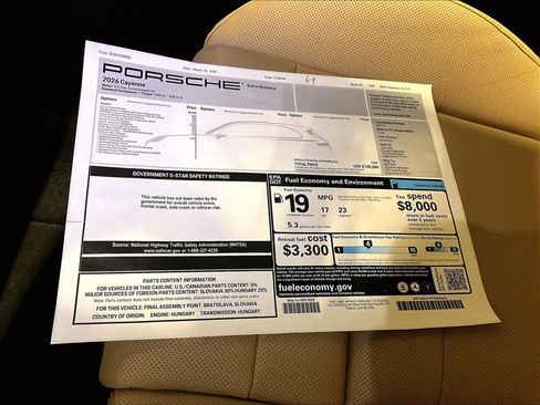 New 2026 Porsche Cayenne AWD/4WD image 14
