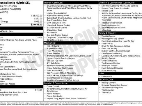 Used 2020 Hyundai Ioniq SEL image 30
