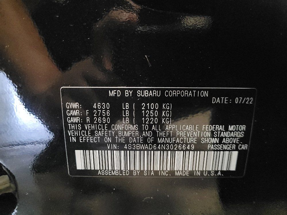 Used 2022 Subaru Legacy Premium AWD/4WD image 33