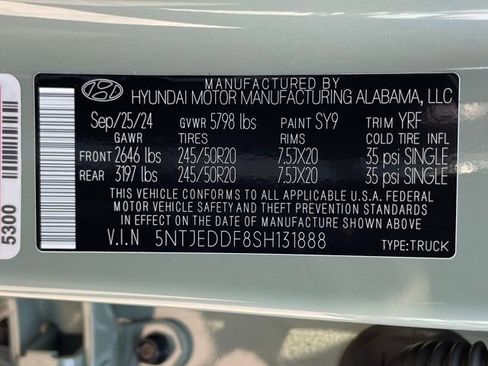 New 2025 Hyundai Santa Cruz Limited image 32