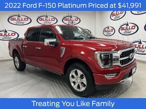 Certified 2022 Ford F150 Platinum w/ Equipment Group 701A High AWD/4WD image 1