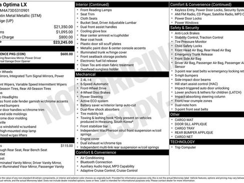 Used 2013 Kia Optima LX w/ Convenience Pkg image 33