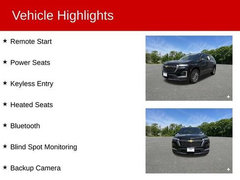 Used 2023 Chevrolet Traverse LT w/ LPO, Floor Liner Package AWD/4WD image 2