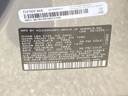Used 2025 Volkswagen Atlas SE FWD image 36