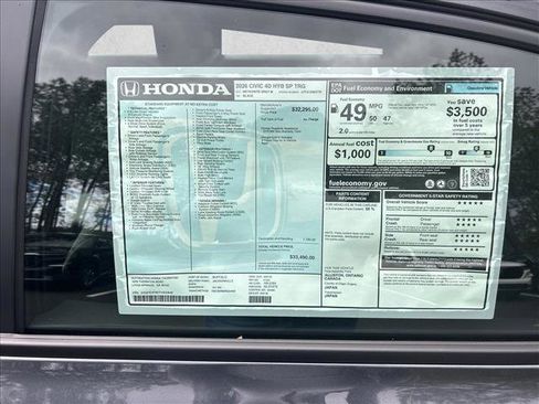 New 2026 Honda Civic Sport Touring image 18