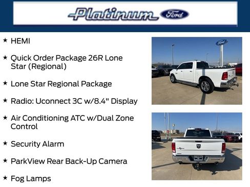 Used 2017 RAM 1500 Lone Star image 22