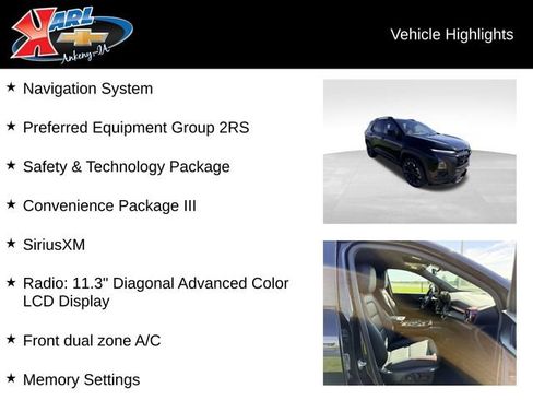 Certified 2025 Chevrolet Equinox RS w/ Safety and Technology Package AWD/4WD image 2