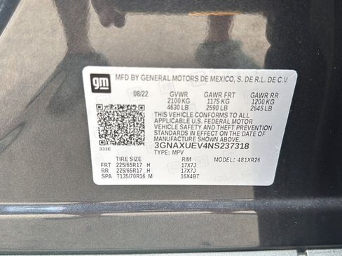 Used 2022 Chevrolet Equinox LT AWD/4WD image 48
