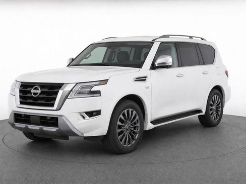 Used 2021 Nissan Armada Platinum w/ Captain's Chairs Package RWD image 31