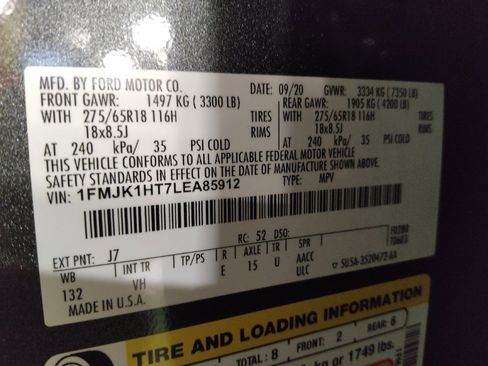 Used 2020 Ford Expedition Max XLT w/ Equipment Group 202A RWD image 33
