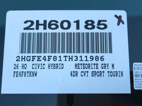 New 2026 Honda Civic Sport Touring image 18