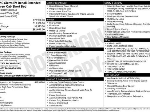 Used 2026 GMC Sierra EV Denali AWD/4WD image 20