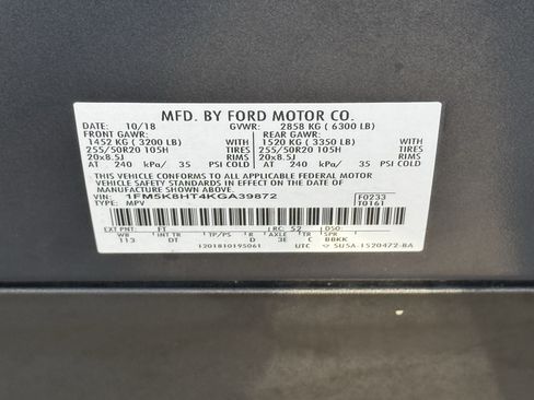 Used 2019 Ford Explorer Platinum AWD/4WD image 33