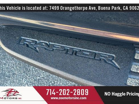 Used 2018 Ford F150 Raptor w/ Equipment Group 801A Mid image 60