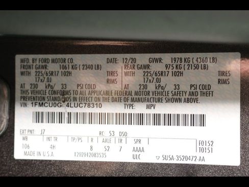 Used 2020 Ford Escape SE FWD image 31