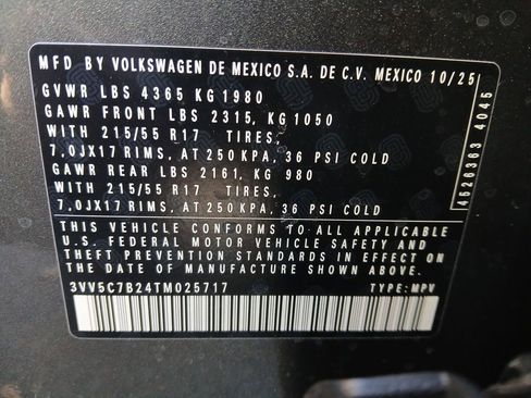 New 2026 Volkswagen Taos S image 28