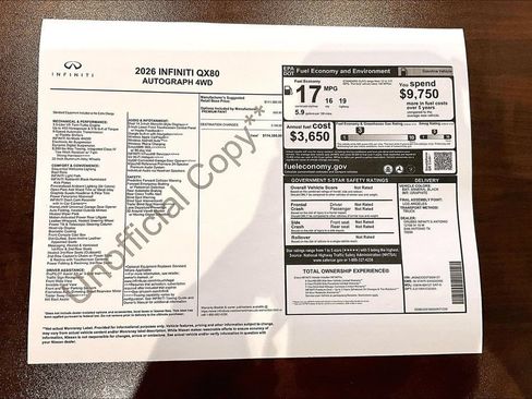 New 2026 INFINITI QX80 Autograph AWD/4WD image 41