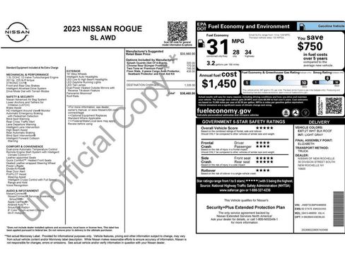 Used 2023 Nissan Rogue SL AWD/4WD image 6