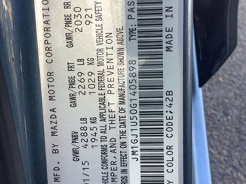 Used 2016 MAZDA MAZDA6 Sport FWD image 25