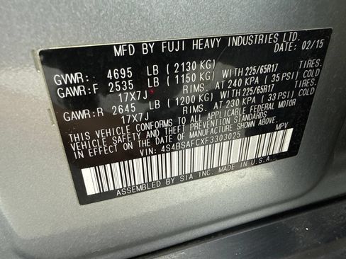 Used 2015 Subaru Outback 2.5i Premium AWD/4WD image 52