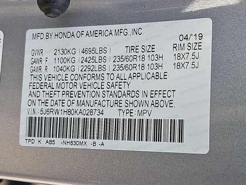Used 2019 Honda CR-V EX-L image 28