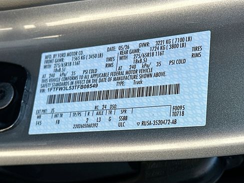 New 2026 Ford F150 XLT w/ XLT Black Appearance Package AWD/4WD image 20