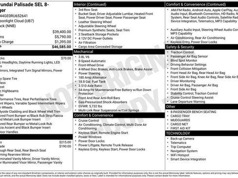 Used 2024 Hyundai Palisade SEL FWD image 9