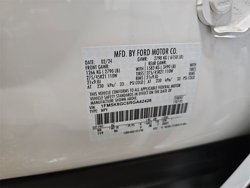 Used 2024 Ford Explorer ST w/ Equipment Group 401A image 44