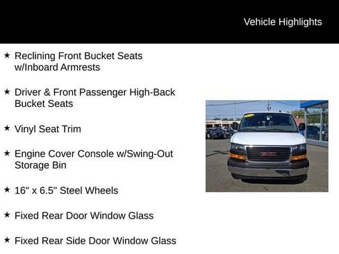 Used 2024 GMC Savana 2500 w/ Driver Convenience Package RWD image 22