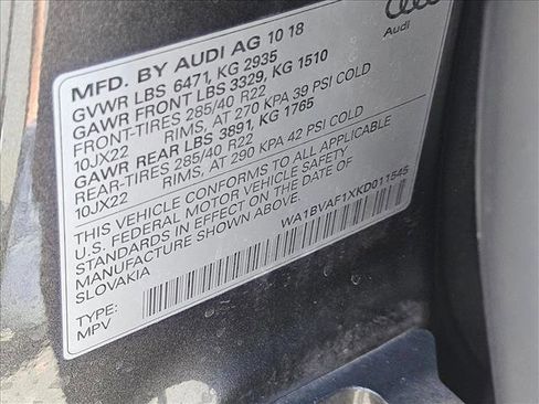 Used 2019 Audi Q8 Premium Plus AWD/4WD image 26