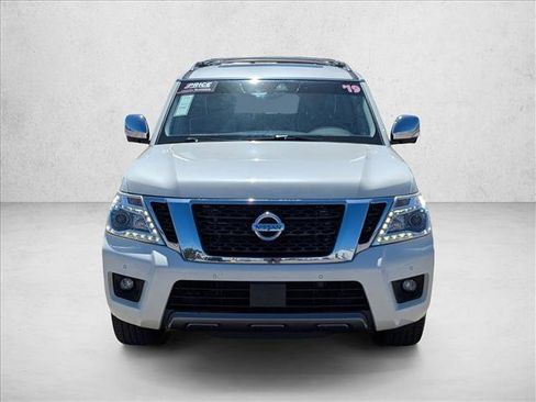 Used 2019 Nissan Armada Platinum w/ Captain's Chairs Package AWD/4WD image 2
