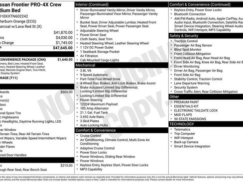 Used 2026 Nissan Frontier 4x4 Crew Cab image 30