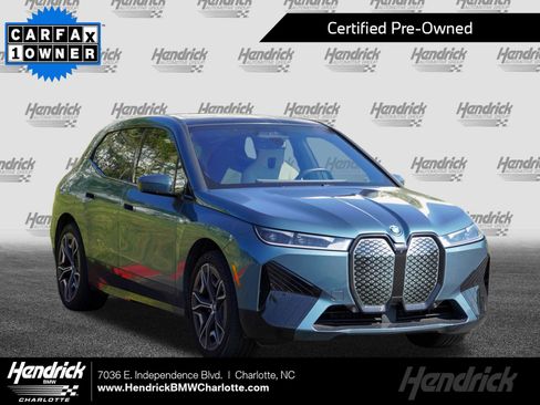 Certified 2024 BMW iX xDrive50 w/ Premium Package AWD/4WD image 1
