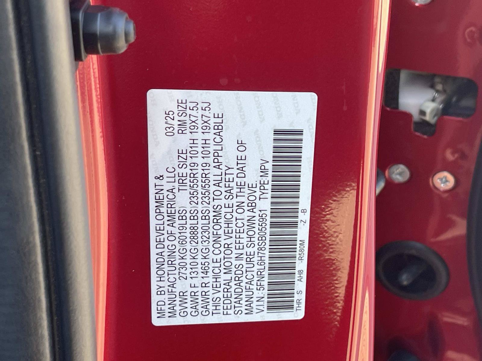 Used 2025 Honda Odyssey Sport-L image 15