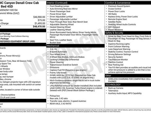 Used 2022 GMC Canyon Denali AWD/4WD image 8