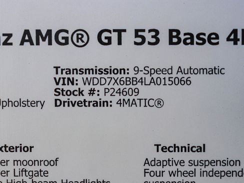 Used 2020 Mercedes-Benz AMG GT 53 image 36