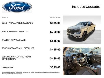 New 2025 Ford Ranger XLT w/ Black Appearance Package