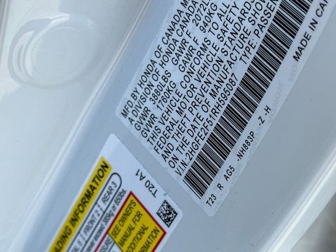 Certified 2024 Honda Civic Sport image 21