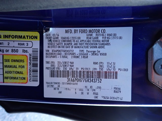 Used 2016 Ford Fusion SE FWD image 20