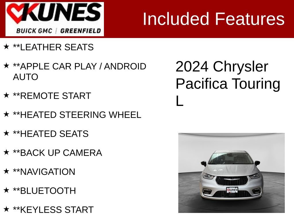Used 2024 Chrysler Pacifica Touring-L FWD image 2